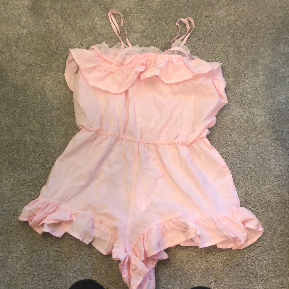 Victoria’s Secret pink sleeping romper